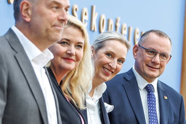 Impact of the State Elections in Berlin Alice Weidel, National Spokesperson for the AfD and Co-Chair of the AfD Parliamentary Group in the German Bundestag Tino Chrupalla, Nationa
