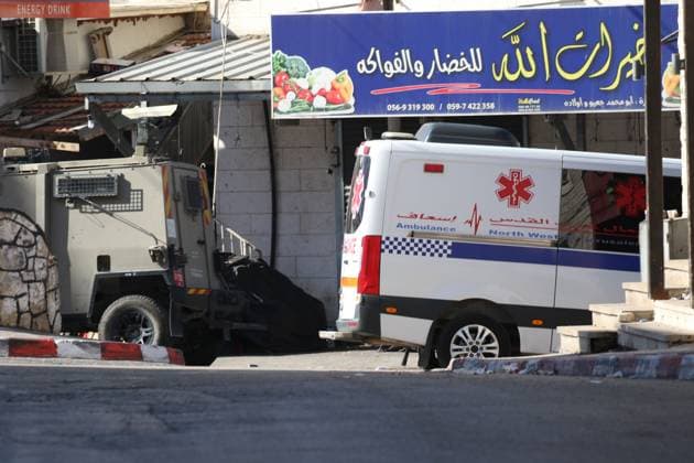Israeli Forces Started Large-Scale Military Operation In Biddu BIDU, PALESTINE SEPTEMBER 21, 2026: Israeli forces continued a large-scale military operation in the town of Biddu, northwest of occupied Jerusalem, with raids on homes, searches, arrests and field interrogations. The operation began at around 1:00 AM, according to local sources. Israeli forces raided the home of a Palestinian man accused of carrying out the Nabi Saleh attack, taking measurements and digging into parts of the walls in preparation for a possible demolition or explosion, according to local reports. His family home was also raided, and his father and other family members were detained. Israeli forces also seized a house belonging to a resident and converted it Copyright: x xSalmanxMohsenxAlkhatibx xJNAxPressx