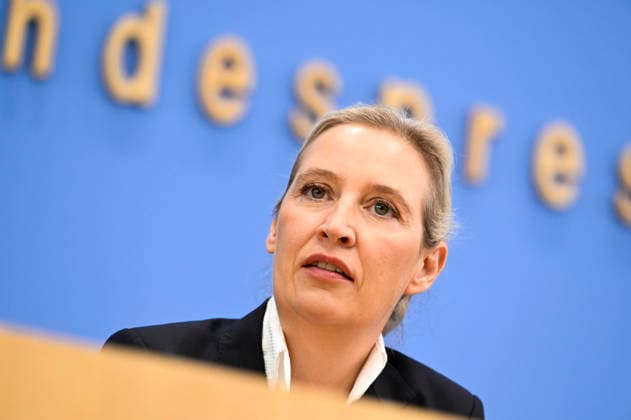 ABB BPK Alice Weidel, Federal Spokesperson for the AfD and Co-Chair of the AfD parliamentary group Topic: The AfD—Impact of the state elections in Berlin and Mecklenburg-Western Pomerania on federal politics Statement at the BPK Federal Press Conference on September 21, 2026, in Berlin, Berlin, Germany