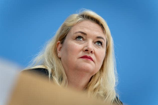 Federal Press Conference, AfD Berlin, BPK, AfD, Elections, Kristin Brinker, Lead Candidate for Berlin, Berlin, GER