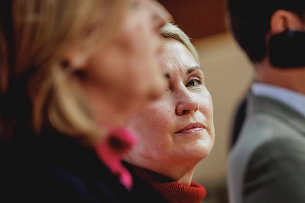 L R Baerbel Bas, SPD, Federal Minister of Labor and Social Affairs, and Manuela Schwesig, Minister-President and the SPD’s lead candidate for th Copyright: xFlorianxGaertnerx