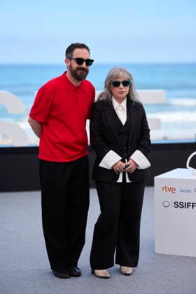 September 21, 2026, Madrid, Madrid, Spain: Pablo LarraoÂ­n, Mariana Enriquez attended Mis muertos tristes Photocall during 74th San Sebastian International Film Festival at Kursaal Palace on September 21, 2026 in Donostia San Sebastian, Spain Madrid Spain - ZUMAg15_ 20260921_zaf_g15_065 Copyright: xJackxAbuinx