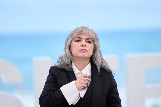 September 21, 2026, Madrid, Madrid, Spain: Mariana Enriquez attended Mis muertos tristes Photocall during 74th San Sebastian International Film Festival at Kursaal Palace on September 21, 2026 in Donostia San Sebastian, Spain Madrid Spain - ZUMAg15_ 20260921_zaf_g15_073 Copyright: xJackxAbuinx