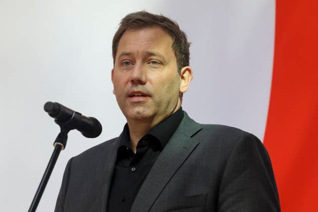 Lars Klingbeil at the press conference following the state elections in Berlin and Mecklenburg-Western Pomerania at the Willy Brandt House on September 21, 2026; SPD leadership at the press conference following the state elections in Berlin