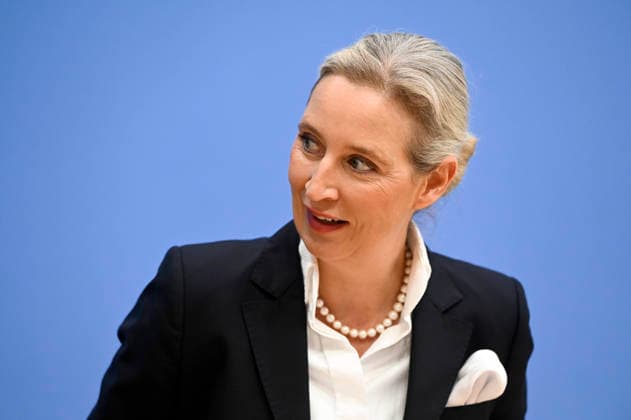 ABB BPK Alice Weidel, Federal Spokesperson for the AfD and Co-Chair of the AfD Parliamentary Group Topic: The AfD—Impact of the State Elections in Berlin and Mecklenburg-Western Pomerania on Federal Politics Statement at the BPK Federal Press Conference on September 21, 2026, in Berlin, Berlin, Germany