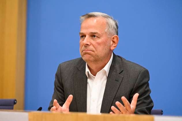 ABB BPK Leif Erik Holm, AfD Mecklenburg-Western Pomerania’s lead candidate Topic: AfD—The Impact of the State Elections in Berlin and Mecklenburg-Western Pomerania on Federal Politics Statement at the BPK Federal Press Conference on September 21, 2026, in Berlin, Berlin, Germany