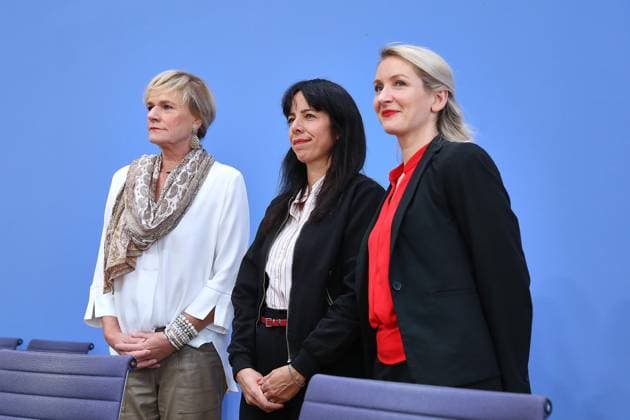 Berlin, Germany, September 21, 2026 Federal Press Conference The Left: The Impact of the State Elections in Berlin and Mecklenburg-Western Pomerania on Federal Politics Simone Oldenburg, lead candidate in Mecklenburg-Western Pomerania, Elif Eralp, mayoral candidate in Berlin; Party Chair Ines Schwerdtner Copyright: xdtsxNachrichtenagenturx dts_135744