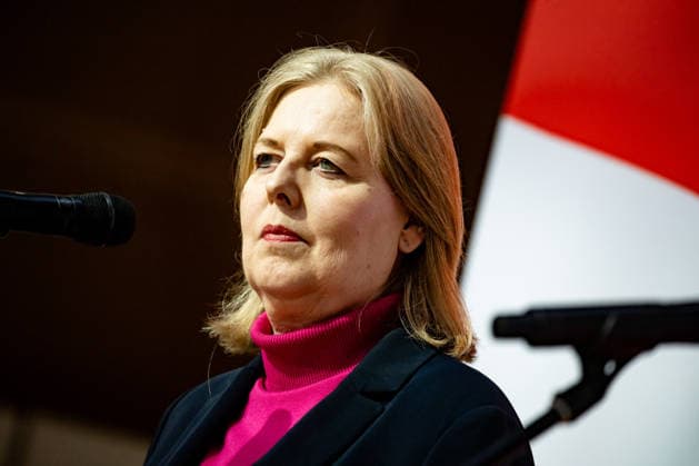 SPD Party Chair Bärbel Bas at a press conference at the Willy Brandt House in Berlin on September 21, 2026: Reactions to the state elections in Mecklenburg-Western Pomerania and Berlin