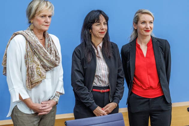 Impact of the State Elections in Berlin: Ines Schwerdtner, Chair of the Left Party; Elif Eralp, mayoral candidate in Berlin for the Left Party; Simone Oldenburg, lead candidate for Die Linke in Mecklenburg-Western Pomerania, on the topic of the impact of the state elections in Berlin and Mecklenburg-Western Pomera