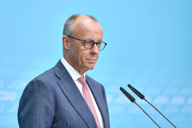 Berlin, Germany, September 21, 2026: Press conference at the Konrad Adenauer House, the CDU’s federal headquarters, following the state elections in Mecklenburg-Western Pomerania and Berlin. Federal Chancellor Friedrich Merz, CDU Copyright: xdtsxNachrichtenagenturx dts_135757