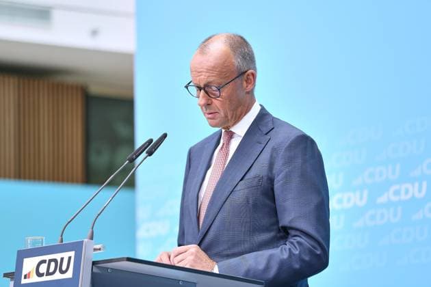 Berlin, Germany, September 21, 2026 Konrad Adenauer House Press conference at the CDU federal headquarters following state elections in Mecklenburg-Western Pomerania and Berlin Federal Chancellor Friedrich Merz, CDU Copyright: xdtsxNachrichtenagenturx dts_135762