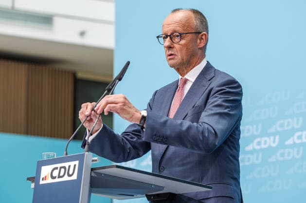 Press conference with the Chairman of the CDU of Germany and Federal Chancellor Friedrich Merz, Member of the Bund