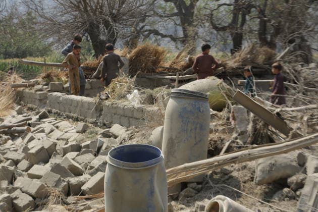 Pakistan says 37 militants killed, Kabul accuses Islamabad of killing 3 civilians KUNAR, AFGHANISTAN - SEPTEMBER 21: Afghans inspect damage following overnight Pakistani airstrikes in Nurgal district of Kunar province, eastern Afghanistan, on September 21, 2026. Pakistan claimed to have killed 37 militants along its border with Afghanistan, while Kabul accused Islamabad of killing three civilians in overnight airstrikes. Shafiullah Kakar Anadolu Kunar Afghanistan. Editorial use only. Please get in touch for any other usage.  Copyright: x2026xAnadoluxShafiullahxKakarx