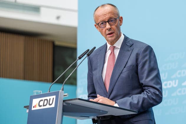 Press conference with the Chairman of the CDU of Germany and Federal Chancellor Friedrich Merz, Member of the Bund