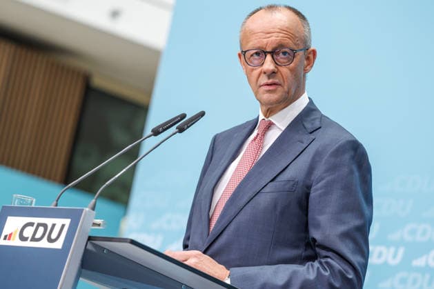 Press conference with the Chairman of the CDU of Germany and Federal Chancellor Friedrich Merz, Member of the Bund