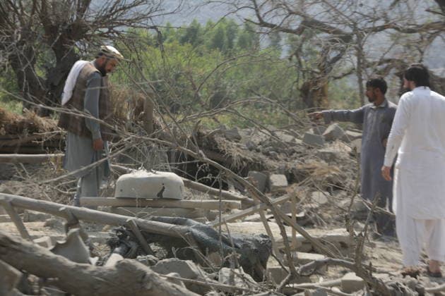 Pakistan says 37 militants killed, Kabul accuses Islamabad of killing 3 civilians KUNAR, AFGHANISTAN - SEPTEMBER 21: A view of the destruction after Pakistani fighter jets carried out airstrikes on eastern Kunar and Paktika provinces, Afghanistan on September 21, 2026. Pakistan claimed to have killed 37 militants along its border with Afghanistan, while Kabul accused Islamabad of killing three civilians in overnight airstrikes. Shafiullah Kakar Anadolu Kunar Afghanistan. Editorial use only. Please get in touch for any other usage.  Copyright: x2026xAnadoluxShafiullahxKakarx