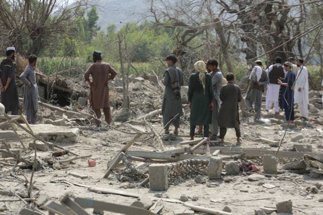Pakistan says 37 militants killed, Kabul accuses Islamabad of killing 3 civilians KUNAR, AFGHANISTAN - SEPTEMBER 21: A view of the destruction after Pakistani fighter jets carried out airstrikes on eastern Kunar and Paktika provinces, Afghanistan on September 21, 2026. Pakistan claimed to have killed 37 militants along its border with Afghanistan, while Kabul accused Islamabad of killing three civilians in overnight airstrikes. Shafiullah Kakar Anadolu Kunar Afghanistan. Editorial use only. Please get in touch for any other usage.  Copyright: x2026xAnadoluxShafiullahxKakarx