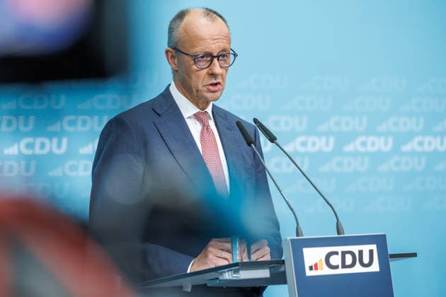 Press conference with the Chairman of the CDU of Germany and Federal Chancellor Friedrich Merz, Member of the Bund