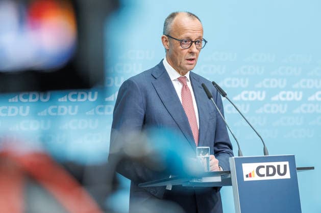 Press conference with the Chairman of the CDU of Germany and Federal Chancellor Friedrich Merz, Member of the Bund