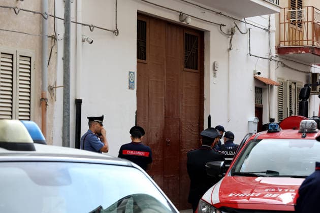 IPA88801481 - In the photo: Via Lorenzo Perosi in Partinico, where the tragedy unfolded and a mother and son lost their lives due to fumes from a storage tank; The mother, 43-year-old Rosalia La Manna, was the first to climb down into the tank; her son, 21-year-old Vincenzo TroÃ¬a, seeing that his mother had not come back up, climbed down as well and also fell victim to the fumes.  Copyright: xAlbertoxLoxBiancox xAlbertoxLoxBiancox IPA88801481