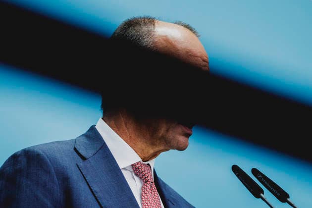 Friedrich Merz (CDU), Federal Chancellor, photographed during a press conference in response to the state election in Mecklenburg-Western Pomerania and the Berlin House of Representatives election, September 21, 2026. While Die Linke won the election in Berlin with 25.7%, ahead of the CDU, the Af Copyright: xFlorianxGaertnerx