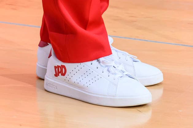 Pictured from left: Manuela Schwesig, sneakers with the SPD logo, GER, Berlin, SPD press conference following the elections in Berlin and Mecklenburg-Western Pomerania (MV), in the atrium of the Willy Brandt House, Wilhelmstraße 141, 10963 Berlin, September 21, 2026, Copyright: HMBxMedia UwexKoch