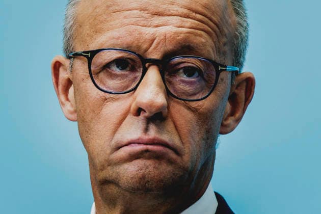 Friedrich Merz, CDU, Federal Chancellor, photographed during a press conference in response to the state election in Mecklenburg-Western Pomerania and the Berlin House of Representatives election, September 21, 2026. While Die Linke won the election in Berlin with 25.7%, ahead of the CDU, the AfD Copyright: xFlorianxGaertnerx