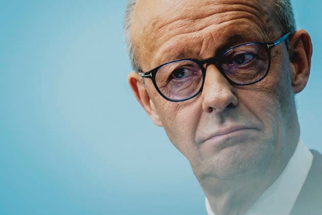 Friedrich Merz, CDU, Federal Chancellor, photographed during a press conference in response to the state election in Mecklenburg-Western Pomerania and the Berlin House of Representatives election, September 21, 2026. While Die Linke won the election in Berlin with 25.7%, ahead of the CDU, the AfD Copyright: xFlorianxGaertnerx