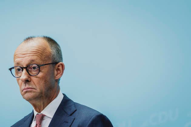 Friedrich Merz, CDU, Federal Chancellor, photographed during a press conference in response to the state election in Mecklenburg-Western Pomerania and the Berlin House of Representatives election, September 21, 2026: While Die Linke won the election in Berlin with 25.7 percent, ahead of the CDU, Copyright: xFlorianxGaertnerx