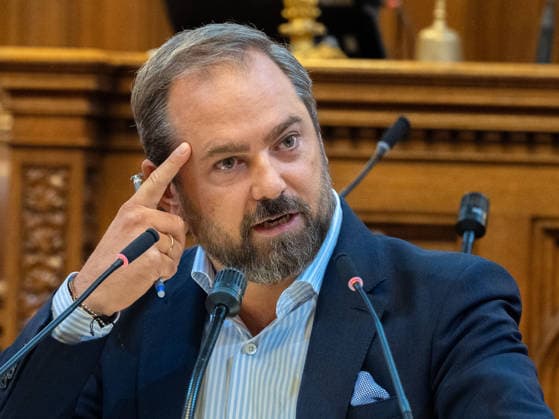 September 21, 2026 Vienna City Council 070 Markus Ornig, NEOS Member of the Vienna State Parliament and City Council, on September 21, 2026, at the 17th session of the Vienna City Council, held at City Hall in Vienna, Vienna, Austria, at the request of the FPÖ
