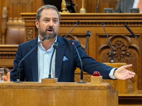 September 21, 2026 Vienna City Council 072 Markus Ornig, NEOS Member of the Vienna State Parliament and City Council, on September 21, 2026, at the 17th session of the Vienna City Council, held at City Hall in Vienna, Vienna, Austria, at the request of the FPÖ