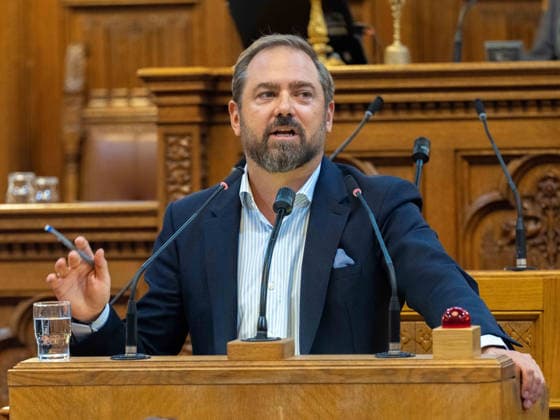 September 21, 2026 Vienna City Council 074 Markus Ornig, NEOS member of the Vienna State Parliament and City Council, on September 21, 2026, at the 17th session of the Vienna City Council, held at City Hall in Vienna, Vienna, Austria, at the request of the FPÖ