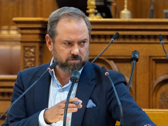 September 21, 2026 Vienna City Council 075 Markus Ornig, NEOS Member of the Vienna State Parliament and City Council, on September 21, 2026, at the 17th session of the Vienna City Council, held at City Hall in Vienna, Vienna, Austria, at the request of the FPÖ