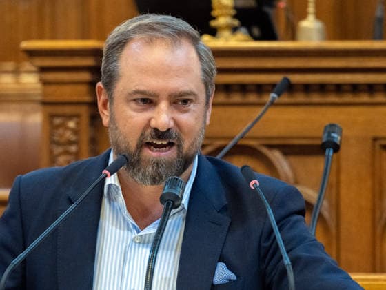 September 21, 2026 Vienna City Council 079 Markus Ornig, NEOS Member of the Vienna State Parliament and City Council, on September 21, 2026, at the 17th session of the Vienna City Council, held at City Hall in Vienna, Vienna, Austria, at the request of the FPÖ
