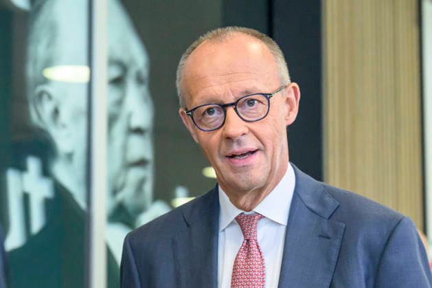 Pictured, from left: Federal Chancellor Friedrich Merz, Member of the Bundestag (GER), Berlin; press conference with the chairman of Germany’s CDU and Federal Chancellor Friedrich Merz, Member of the Bundestag; press conference following the elections in Berlin and Mecklenburg-Western Pomerania (MV), September 21, 2026, Copyright: HMBxMedia UwexKoch