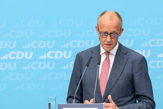 Pictured, from left: Federal Chancellor Friedrich Merz, Member of the Bundestag (MdB), GER, Berlin; press conference with the chairman of Germany’s CDU and Federal Chancellor Friedrich Merz, Member of the Bundestag (MdB); press conference following the elections in Berlin and Mecklenburg-Western Pomerania (MV), September 21, 2026, Copyright: HMBxMedia UwexKoch