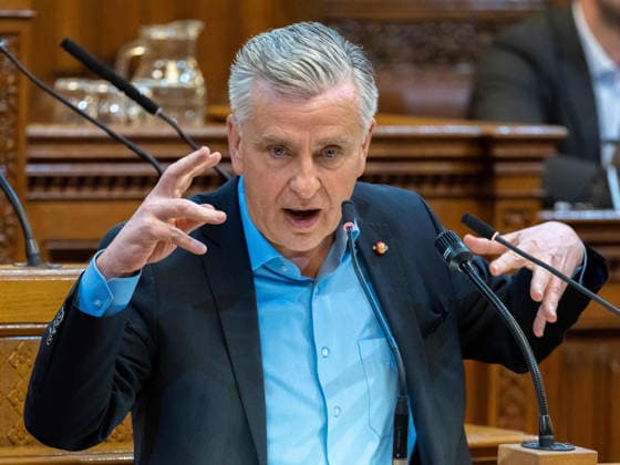 September 21, 2026 Vienna City Council 093 Member of the Vienna State Parliament and City Council, Club Chair Josef Taucher (SPÖ) on September 21, 2026, at the 17th session of the Vienna City Council, held at City Hall in Vienna, Vienna, Austria, at the request of the FPÖ