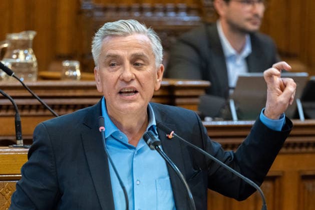 September 21, 2026 Vienna City Council 099 Member of the Vienna State Parliament and City Council; Club Chair Josef Taucher (SPÖ) on September 21, 2026, at the 17th session of the Vienna City Council, held at City Hall in Vienna, Vienna, Austria, at the request of the FPÖ