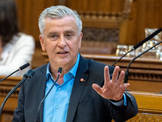 September 21, 2026 Vienna City Council; Josef Taucher, SPÖ, Member of the Vienna State Parliament and City Council, and Club Chair, at the 17th session of the Vienna City Council on September 21, 2026, at City Hall in Vienna, Vienna, Austria, at the request of the FPÖ