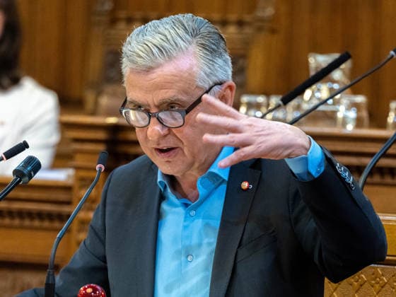 September 21, 2026 Vienna City Council; Josef Taucher, SPÖ, Member of the Vienna State Parliament and City Council, and Club Chair, at the 17th session of the Vienna City Council on September 21, 2026, at City Hall in Vienna, Vienna, Austria, at the request of the FPÖ