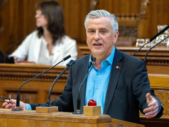 September 21, 2026 Vienna City Council: Josef Taucher, SPÖ, Member of the Vienna State Parliament and City Council, and Club Chair, at the 17th session of the Vienna City Council on September 21, 2026, at City Hall in Vienna, Vienna, Austria, at the request of the FPÖ