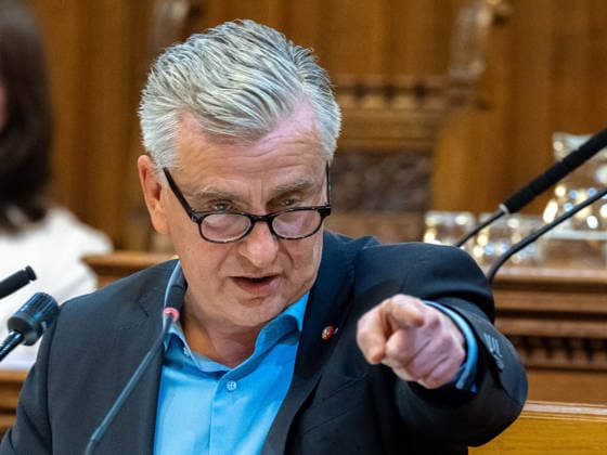 September 21, 2026 Vienna City Council: Josef Taucher, SPÖ, Member of the Vienna State Parliament and City Council and Party Leader, at the 17th session of the Vienna City Council on September 21, 2026, at City Hall in Vienna, Vienna, Austria, at the request of the FPÖ