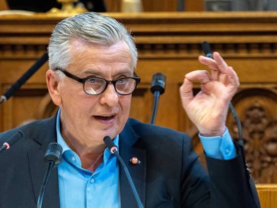 September 21, 2026 Vienna City Council: Josef Taucher (SPÖ), Member of the Vienna State Parliament and City Council, and Club Chair, at the 17th session of the Vienna City Council on September 21, 2026, at City Hall in Vienna, Vienna, Austria, at the request of the FPÖ