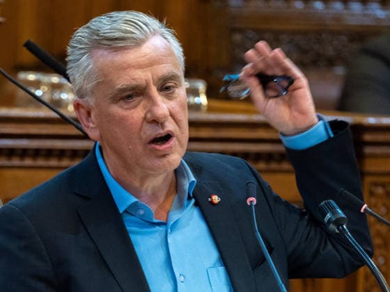 September 21, 2026 Vienna City Council; Josef Taucher, SPÖ, Member of the Vienna State Parliament and City Council, and Party Caucus Chair, at the 17th session of the Vienna City Council on September 21, 2026, at City Hall in Vienna, Vienna, Austria, at the request of the FPÖ