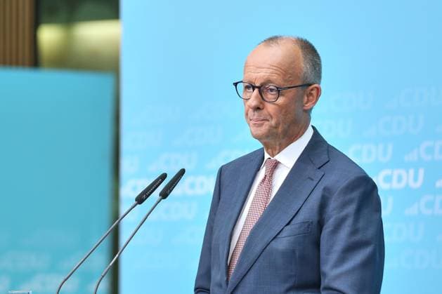 Berlin, Germany, September 21, 2026 Konrad Adenauer House Press conference at the CDU federal headquarters following state elections in Mecklenburg-Western Pomerania and Berlin Federal Chancellor Friedrich Merz, CDU Copyright: xdtsxNachrichtenagenturx dts_135846