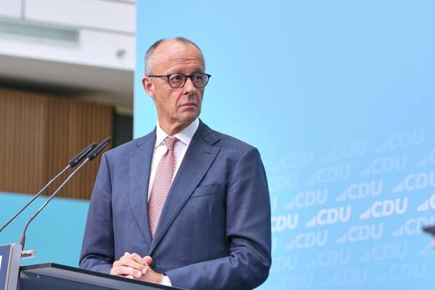 Berlin, Germany, September 21, 2026 Konrad Adenauer House Press conference at the CDU federal headquarters following state elections in Mecklenburg-Western Pomerania and Berlin Federal Chancellor Friedrich Merz, CDU Copyright: xdtsxNachrichtenagenturx dts_135850