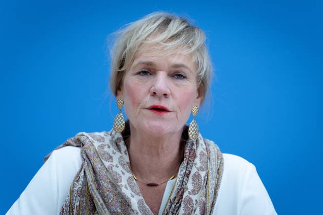 Federal Press Conference, The Left Berlin, BPK, The Left, Elections, Mecklenburg-Western Pomerania, Simone Oldenburg, Lead Candidate for Berlin, Berlin, GER