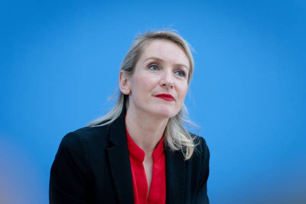 Federal Press Conference, The Left Berlin, BPK, The Left, Elections, Mecklenburg-Western Pomerania, Ines Schwerdtner, Chairwoman, Berlin, Berlin, GER