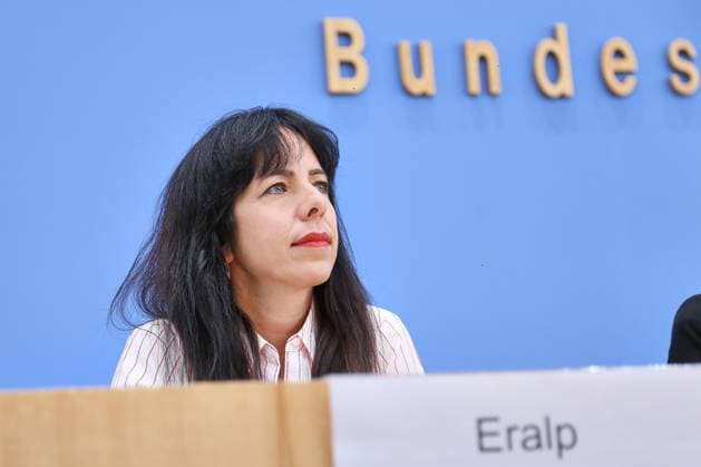 Berlin, Germany, September 21, 2026 Federal Press Conference The Left: Impact of the State Elections in Berlin and Mecklenburg-Western Pomerania on Federal Politics Elif Eralp, mayoral candidate for The Left in Berlin Copyright: xdtsxNachrichtenagenturx dts_135818