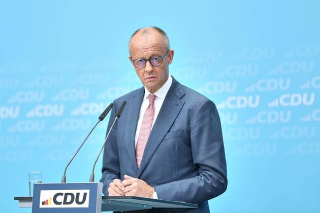 Berlin, Germany, September 21, 2026 Konrad Adenauer House Press conference at the CDU federal headquarters following state elections in Mecklenburg-Western Pomerania and Berlin Federal Chancellor Friedrich Merz, CDU Copyright: xdtsxNachrichtenagenturx dts_135857